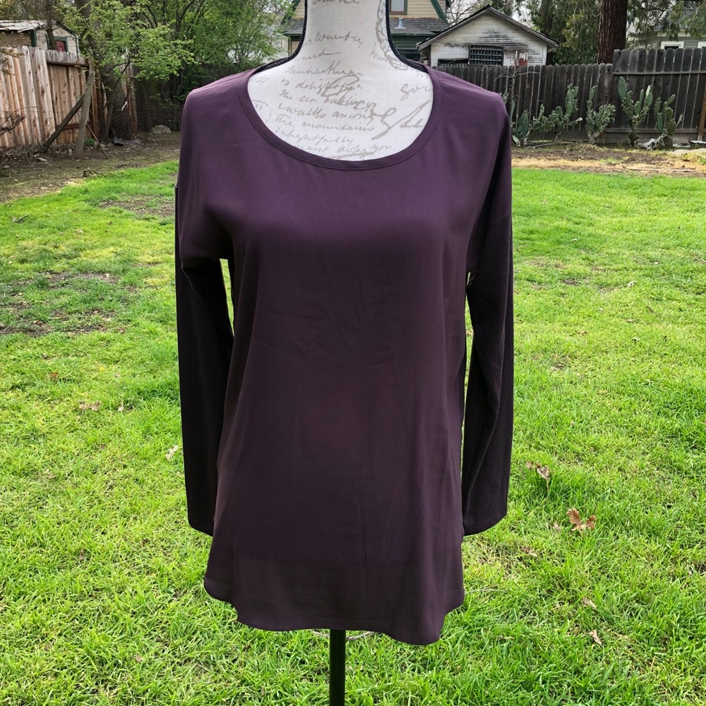 Ann Taylor Burgundy tunic